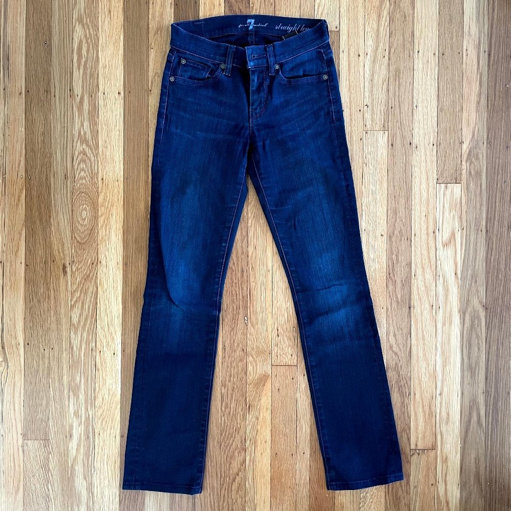 7 For All Mankind Straight Leg Jeans Size 24